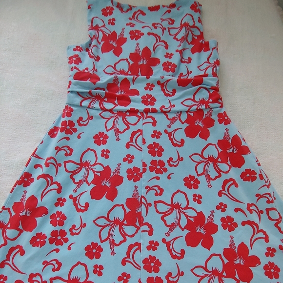 EUC Plus Size Land's End Sleeveless Fit & Flare Dress - Size 1X - Picture 10 of 12